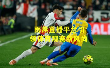 雨燕直播平台引领体育观赛新风尚