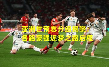 亚洲世预赛分组揭晓:各路豪强逐梦之路启程