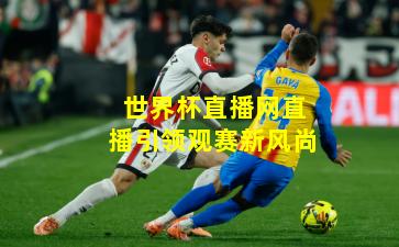 世界杯直播网直播引领观赛新风尚